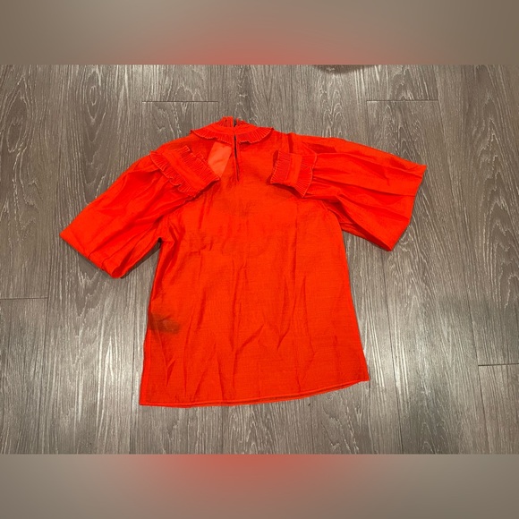 H&M Scarlet Blouse with Ruffle Trim - Picture 4 of 10